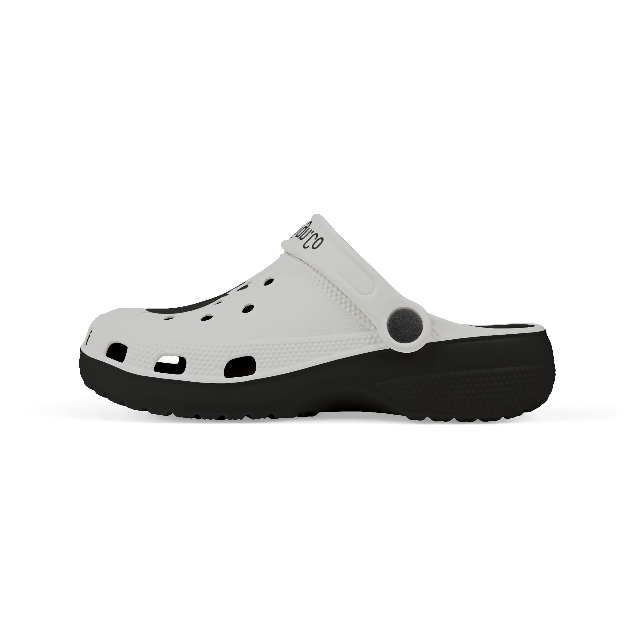 Black Dripping Broken Heart Design Crocs