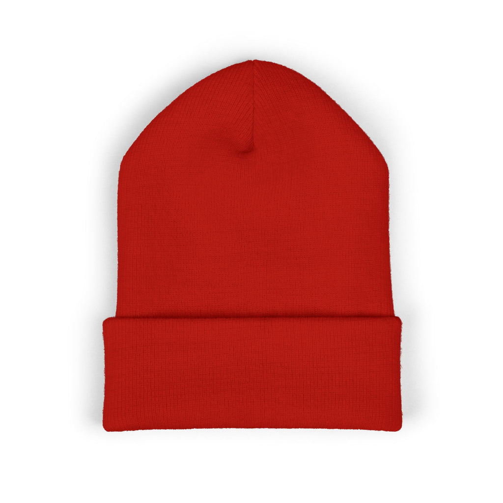 Embroidered Broken Design Beanie