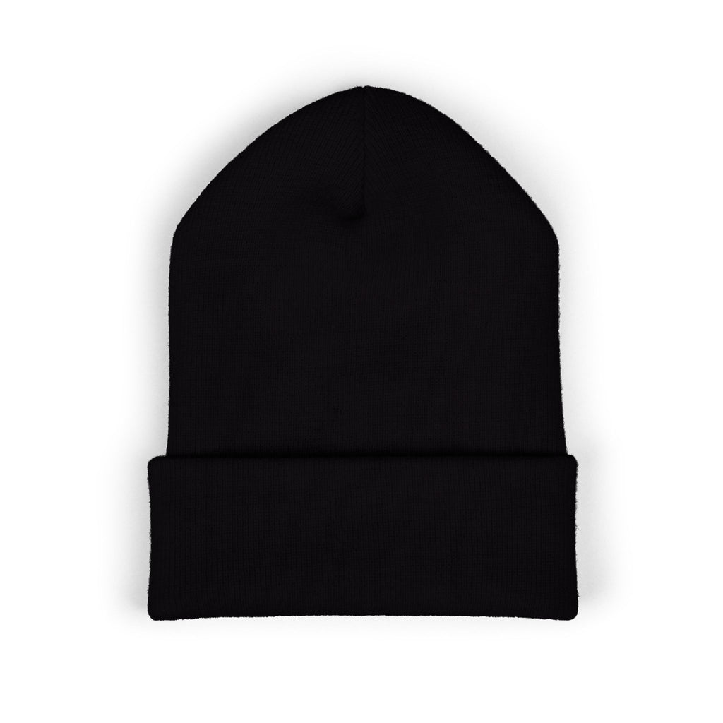 Embroidered Broken Design Beanie