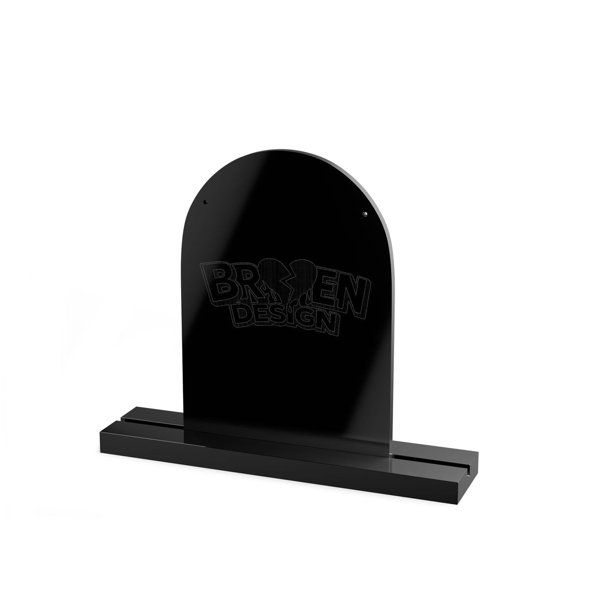 Table Sign — Clear Display Plaque