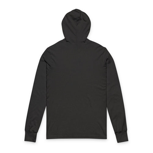 Broken Design Hooded Long Sleeve Tee