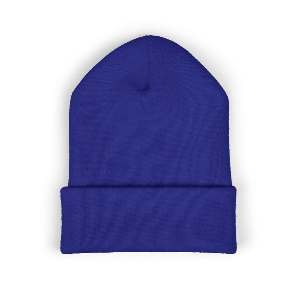 Embroidered Broken Design Beanie