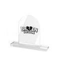Table Sign — Clear Display Plaque