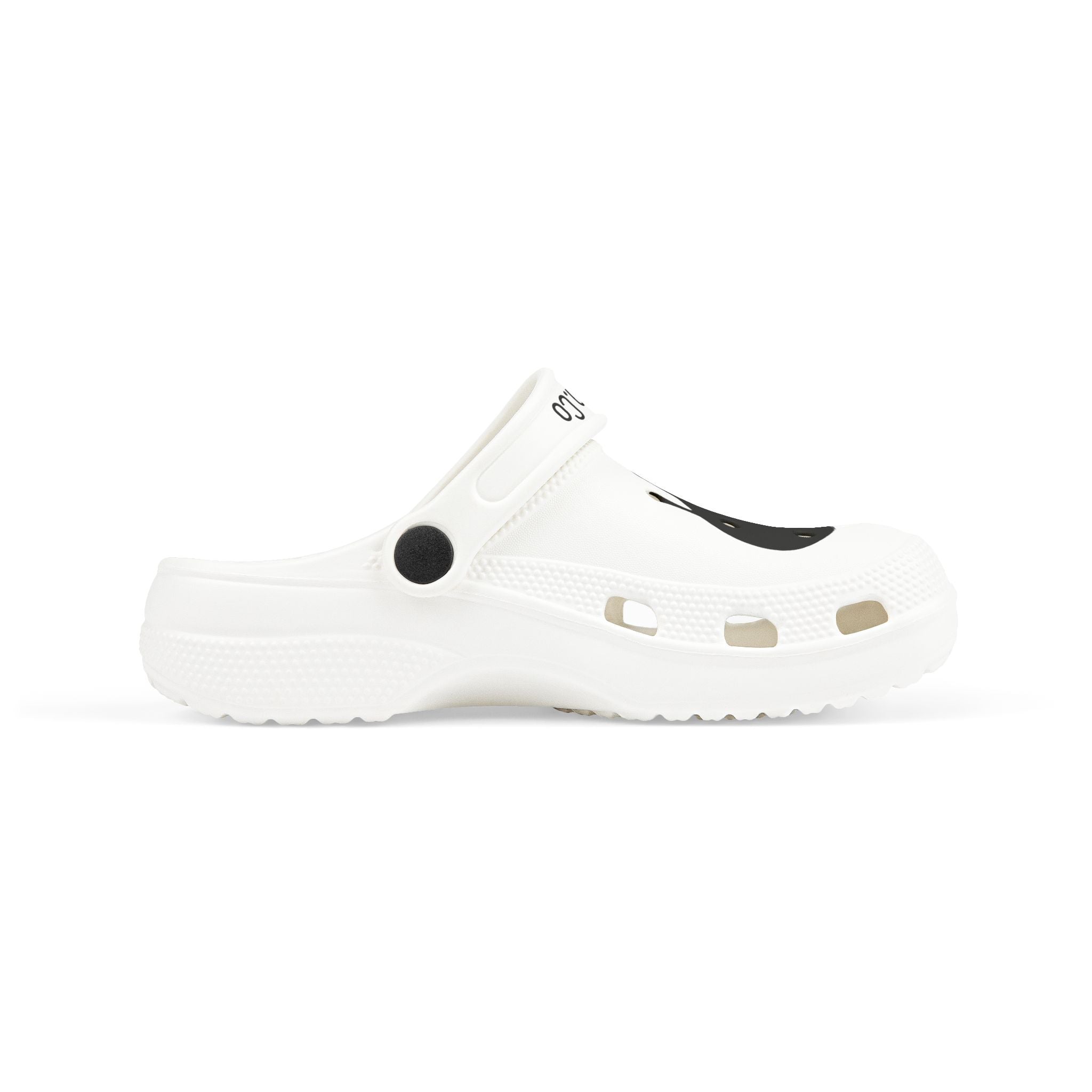 Black Dripping Broken Heart Design Crocs