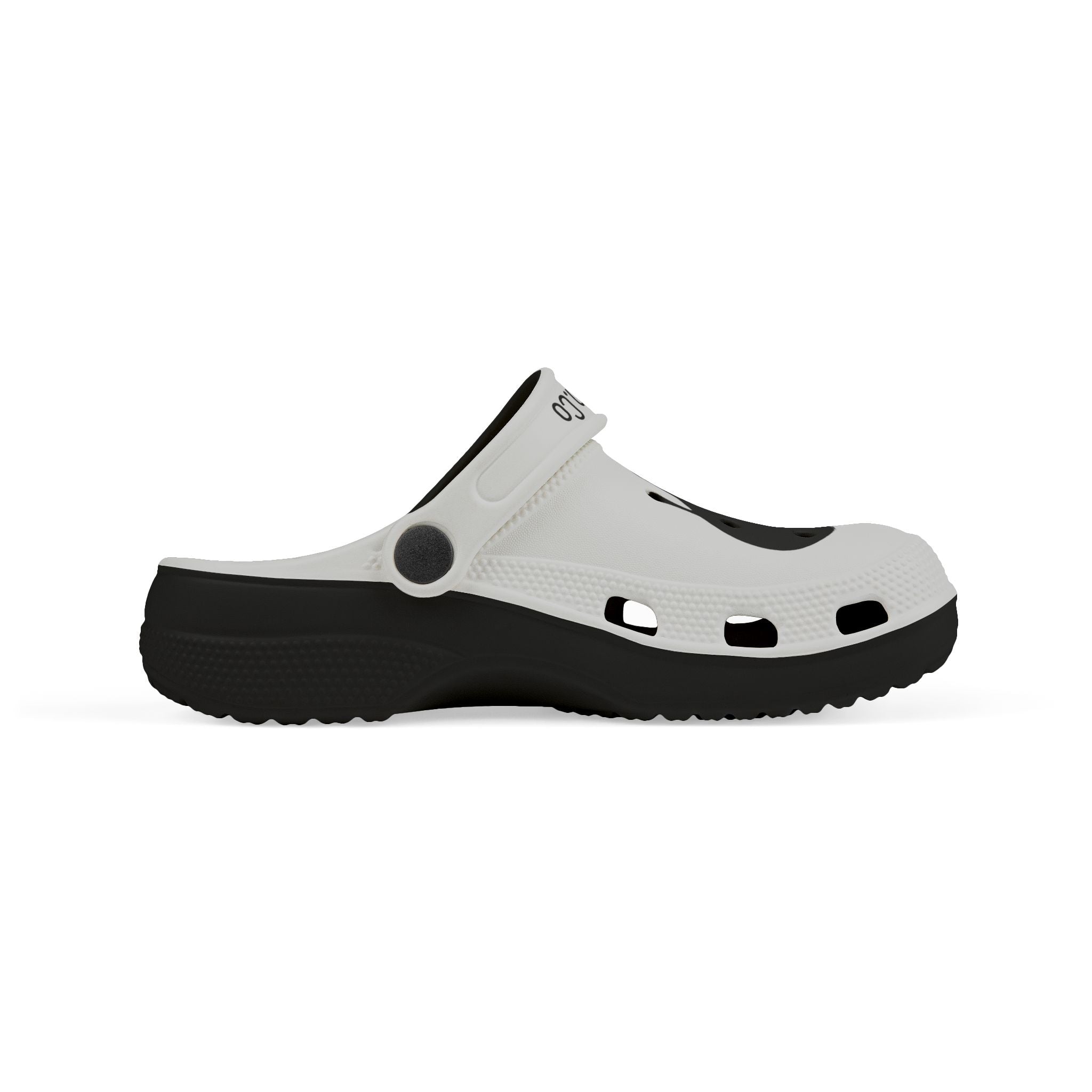 Black Dripping Broken Heart Design Crocs
