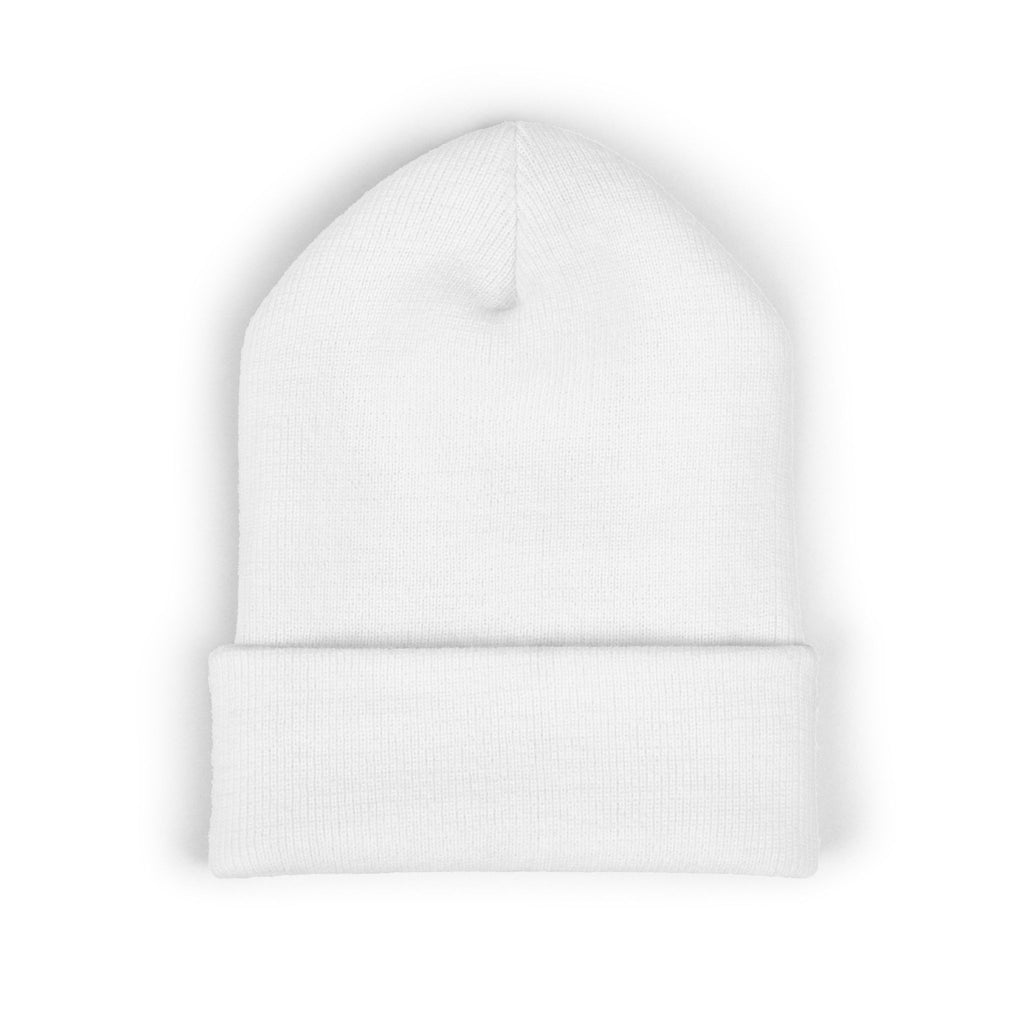 Embroidered Broken Design Beanie