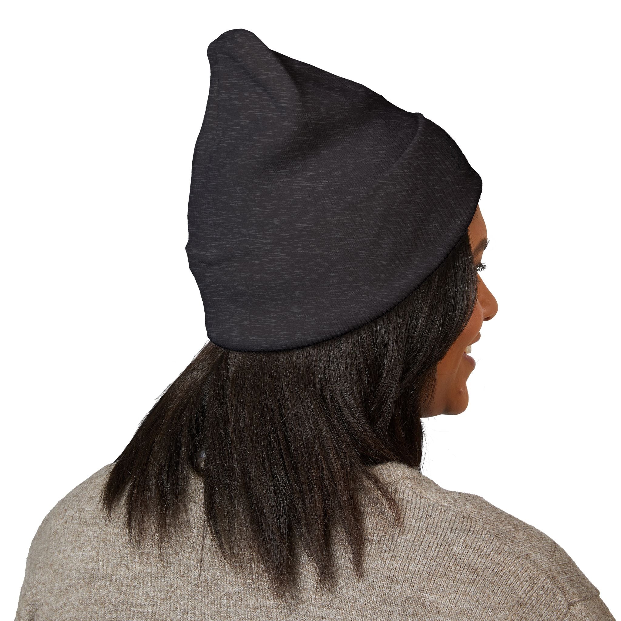 Embroidered Broken Design Beanie