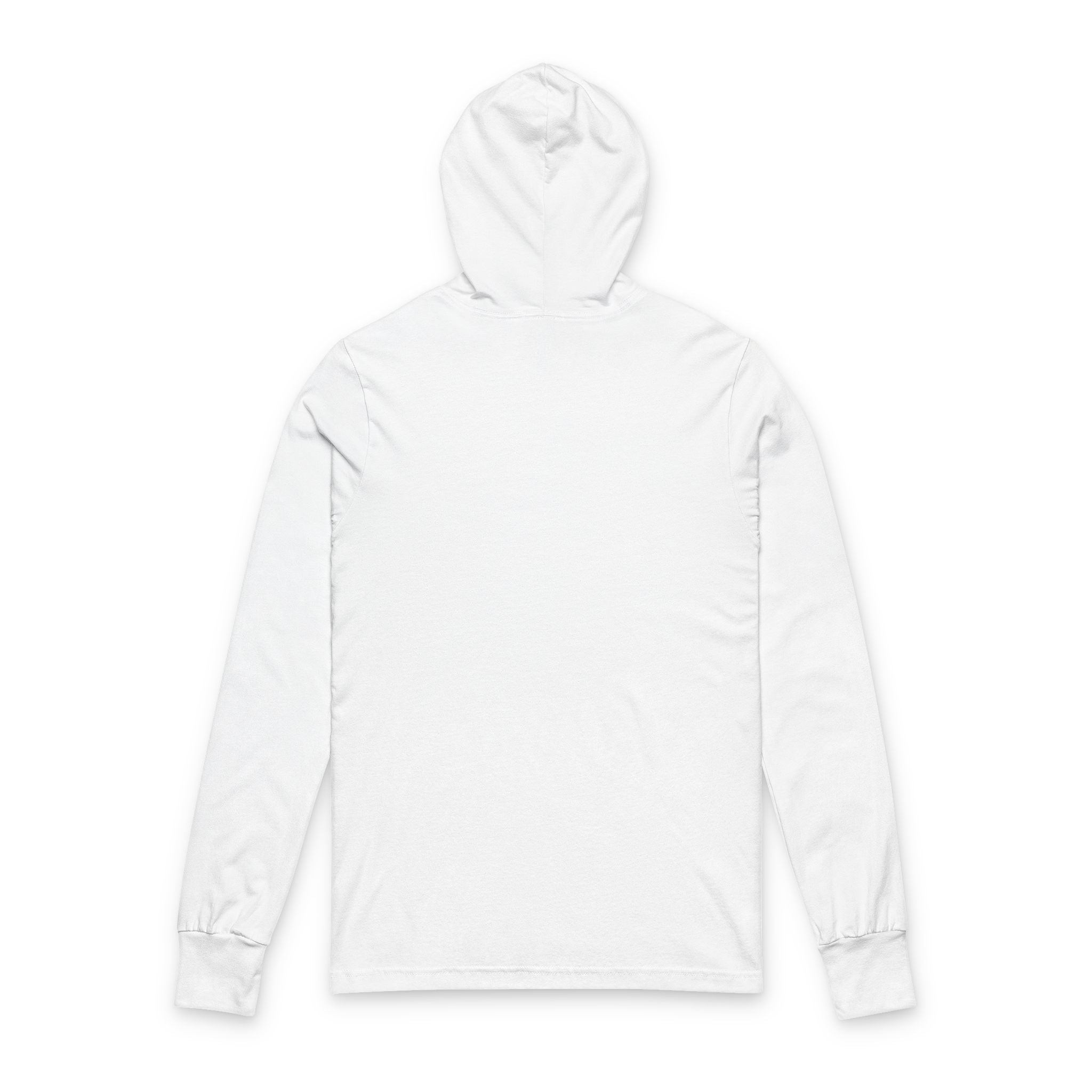 Broken Design Hooded Long Sleeve Tee